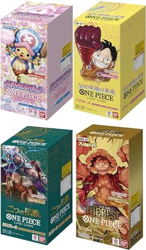 未開封BOXテープ付き＋他】ワンピースカード二つの伝説500年後の未来